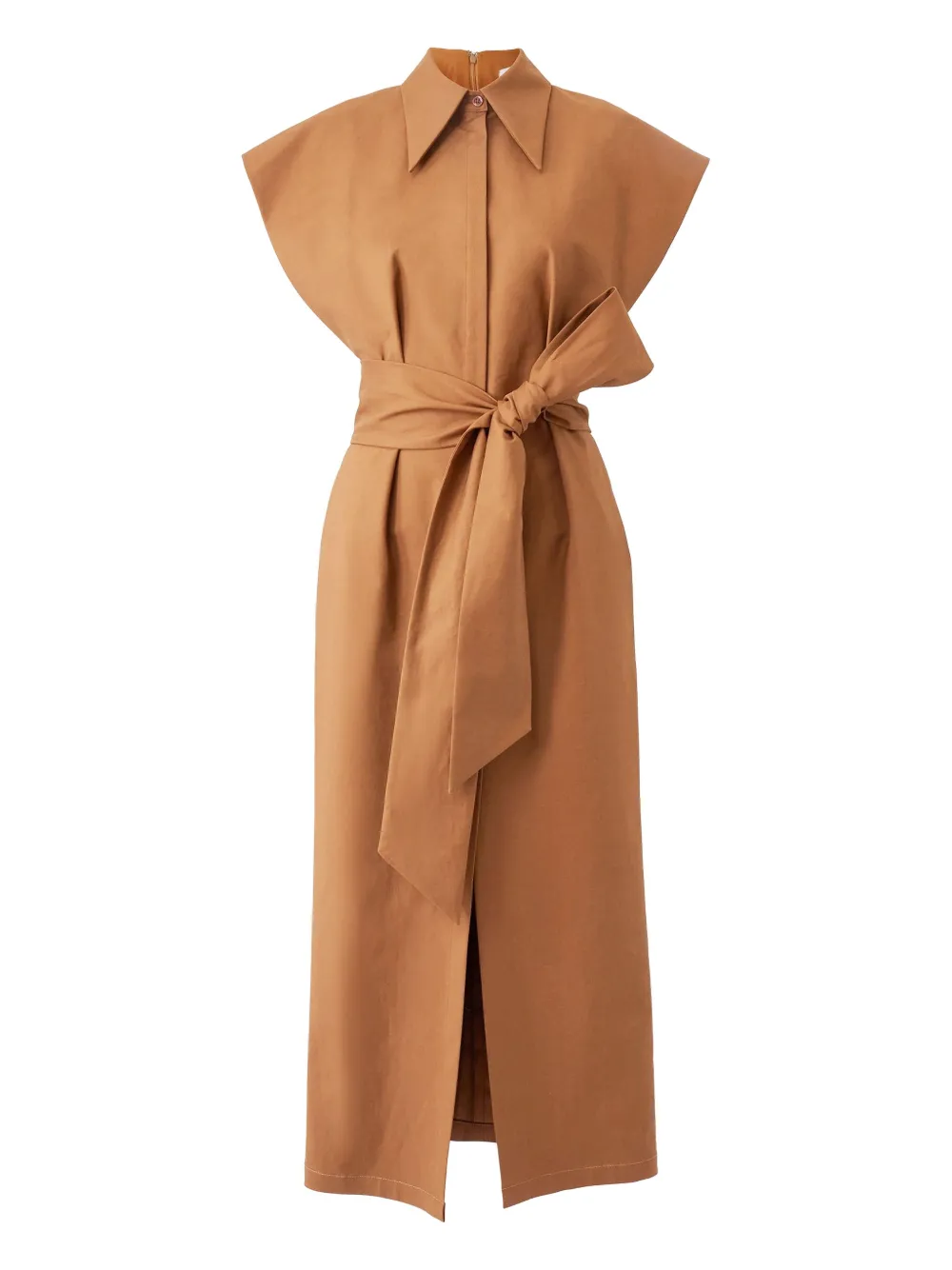 Платье миди с рукавами кап Carolina Herrera, коричневый
Платье миди с рукавами кап Carolina Herrera, коричневый