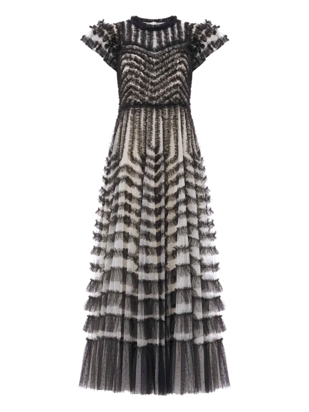 Макси-платье с оборками Needle & Thread, черный
Макси-платье с оборками Needle & Thread, черный