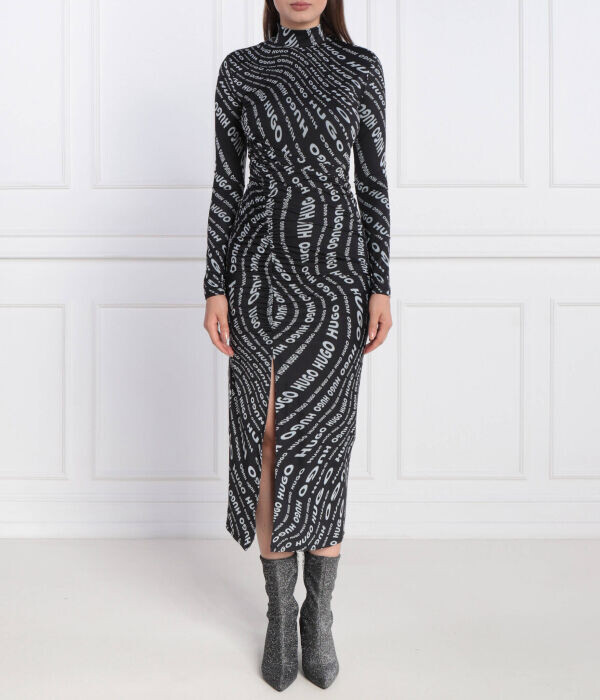 Платье женское Hugo Нейрия с принтом и разрезом, черный
Платье женское Hugo Нейрия с принтом и разрезом, черный