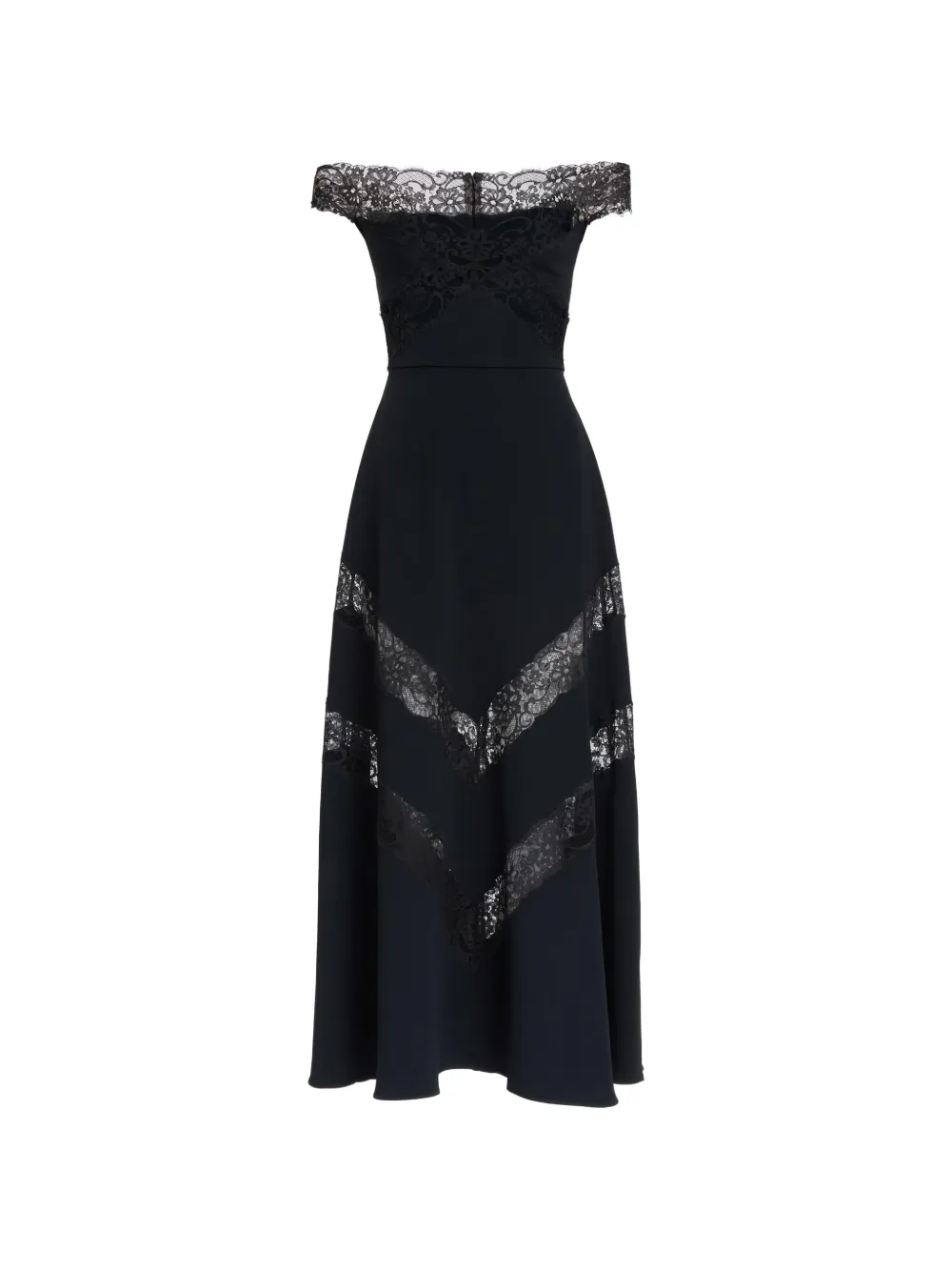 Кружевное платье миди Elie Saab, черный
Кружевное платье миди Elie Saab, черный