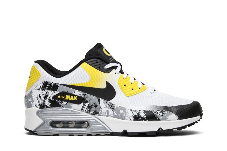 Кроссовки Nike Air Max 90 Ultra 2.0 'Doernbecher Oregon Ducks', белый 
Кроссовки Nike Air Max 90 Ultra 2.0 'Doernbecher Oregon Ducks', белый