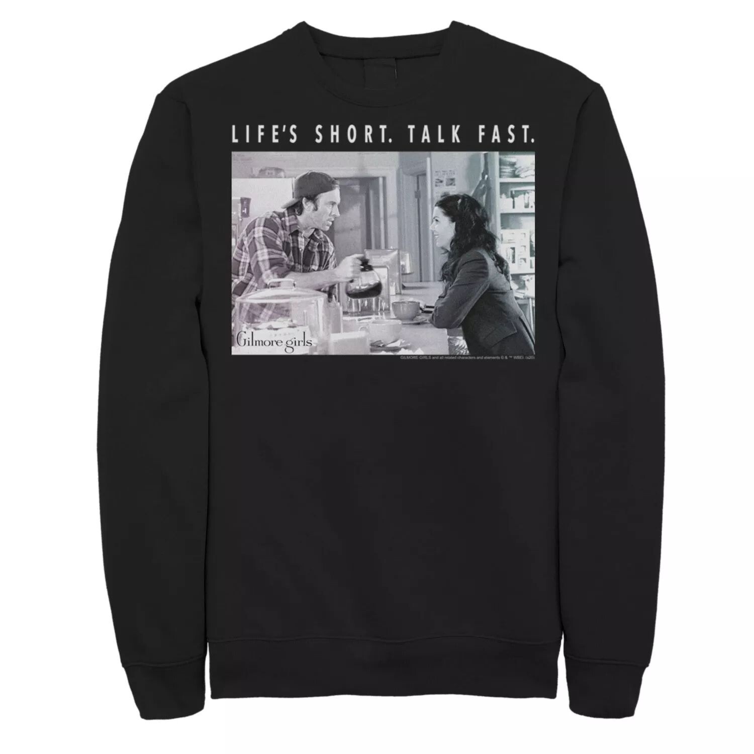 Мужской свитшот Gilmore Girls Luke And Lorelai Life's Short Talk Fast Licensed Character
Мужской свитшот Gilmore Girls Luke And Lorelai Life's Short Talk Fast Licensed Character