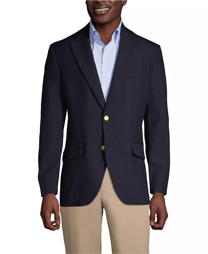 Мужской блейзер из хопсэка Lands' End, синий
Мужской блейзер из хопсэка Lands' End, синий