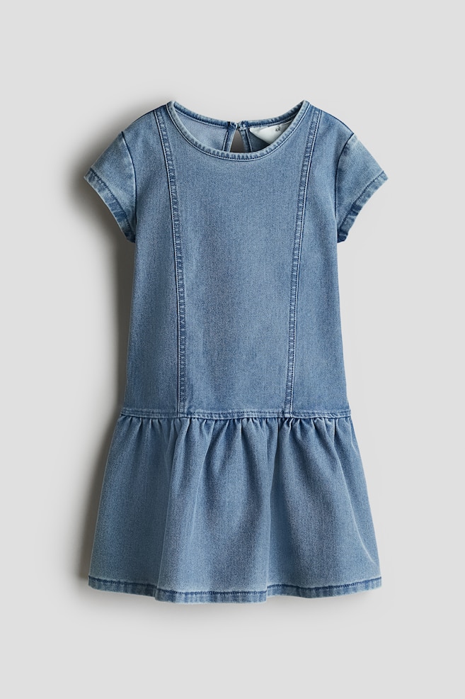 Платье из джерси в стиле деним H&M, синий
Платье из джерси в стиле деним H&M, синий