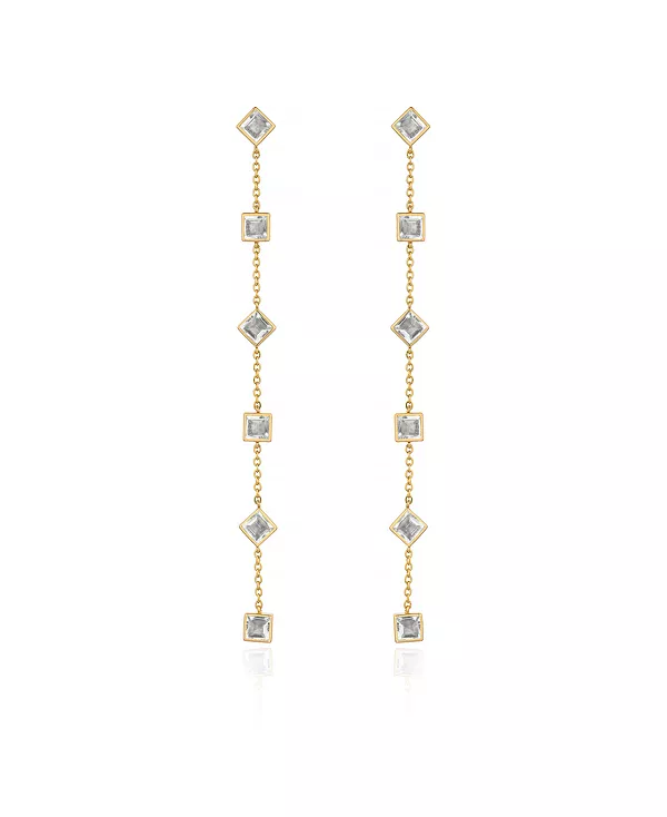 Серьги геометрической формы с линейным покрытием из 18-каратного золота Ettika, gold
Серьги геометрической формы с линейным покрытием из 18-каратного золота Ettika, gold