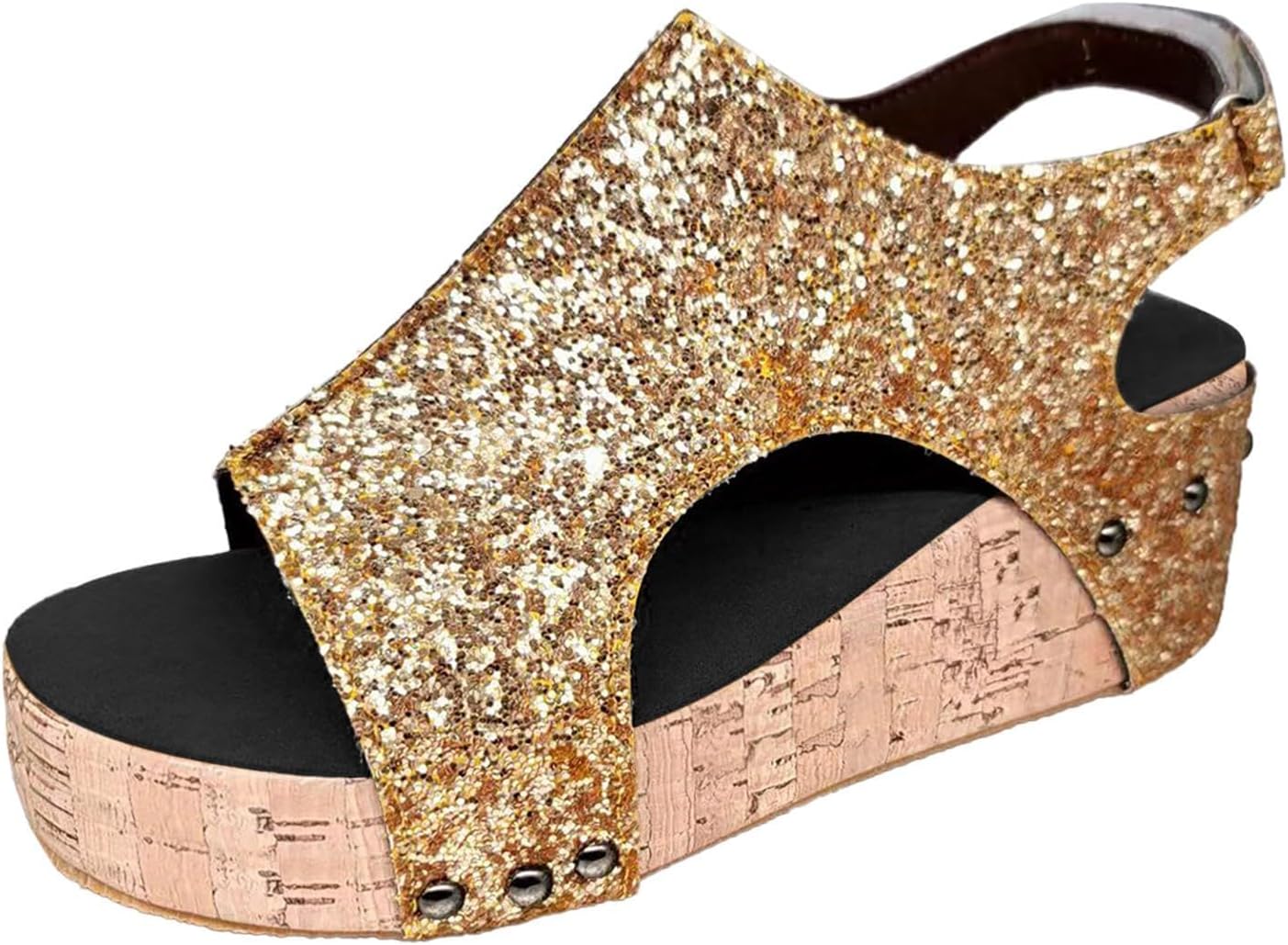 Женские сандалии на танкетке, эспадрильи с ремешком на щиколотке, открытый носок, платформенные сандалии, застежка-липучка, удобные для ходьбы, идеально подходят для комфорта и стиля в течение всего дня Generic, золотой
Женские сандалии на танкетке, эспадрильи с ремешком на щиколотке, открытый носок, платформенные сандалии, застежка-липучка, удобные для ходьбы, идеально подходят для комфорта и стиля в течение всего дня Generic, золотой