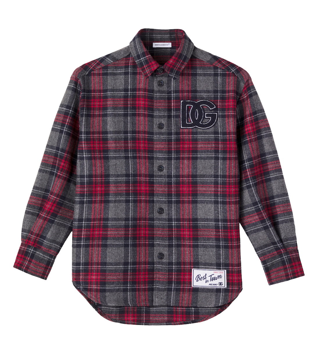 Клетчатая рубашка DG Dolce&Gabbana Kids, Quadri-Check-Tartan 
Клетчатая рубашка DG Dolce&Gabbana Kids, Quadri-Check-Tartan