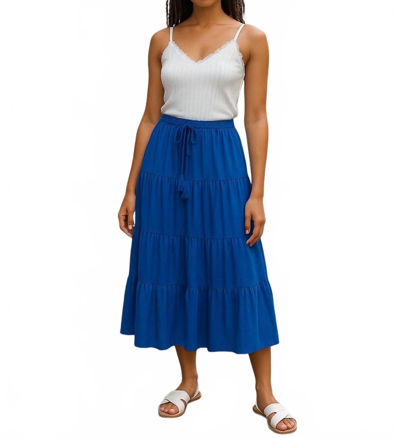 Юниор Взрослый Эсми Макси-юбка в цвете Миконос Блю KatieJnyc, синий
Юниор Взрослый Эсми Макси-юбка в цвете Миконос Блю KatieJnyc, синий