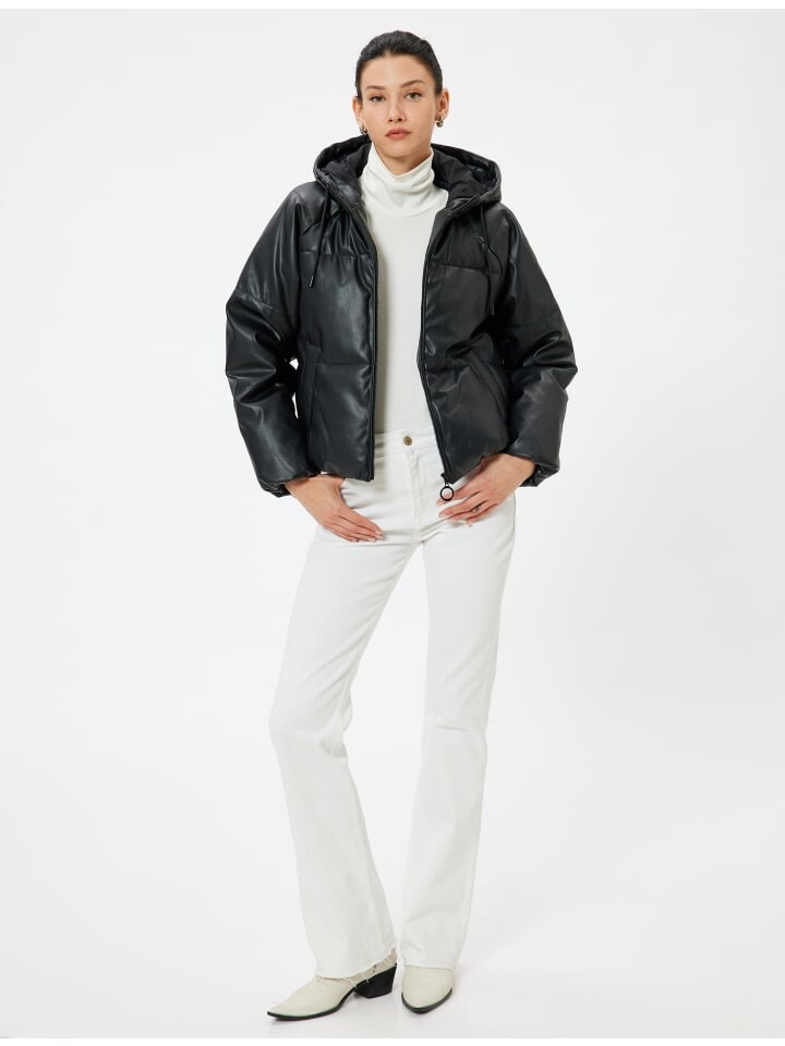 Пуховик KOTON Blazer Anorak, черный 
Пуховик KOTON Blazer Anorak, черный