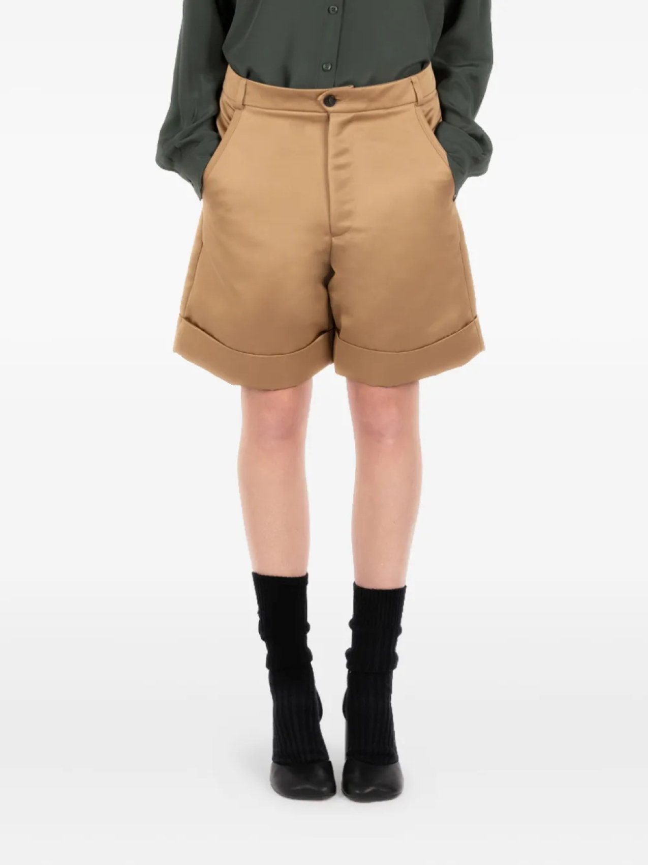 Атласные шорты Société Anonyme Manu, нейтральный
Атласные шорты Société Anonyme Manu, нейтральный