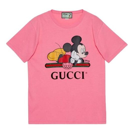 Футболка (WMNS) GUCCI x Disney Crossover Mickey Printing Round Neck Short Sleeve Pink, розовый
Футболка (WMNS) GUCCI x Disney Crossover Mickey Printing Round Neck Short Sleeve Pink, розовый