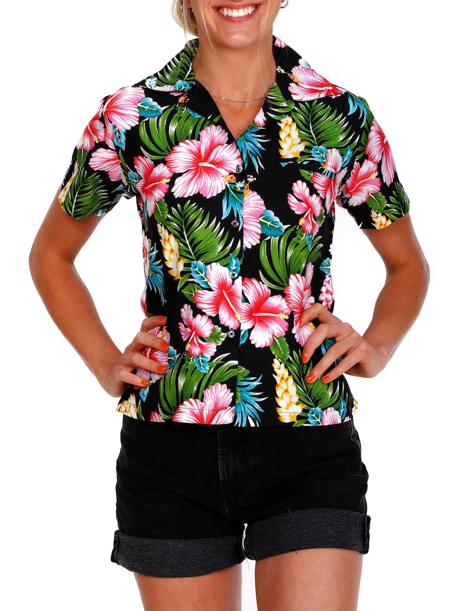 Блуза King Kameha Hibiscus NEW, черный
Блуза King Kameha Hibiscus NEW, черный