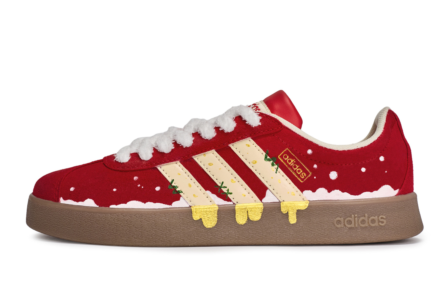 Adidas Vl Court Classic 811, Snow Top Golden Bell, низкие кожаные кроссовки для скейтбординга унисекс белый красный золотой
Adidas Vl Court Classic 811, Snow Top Golden Bell, низкие кожаные кроссовки для скейтбординга унисекс белый красный золотой