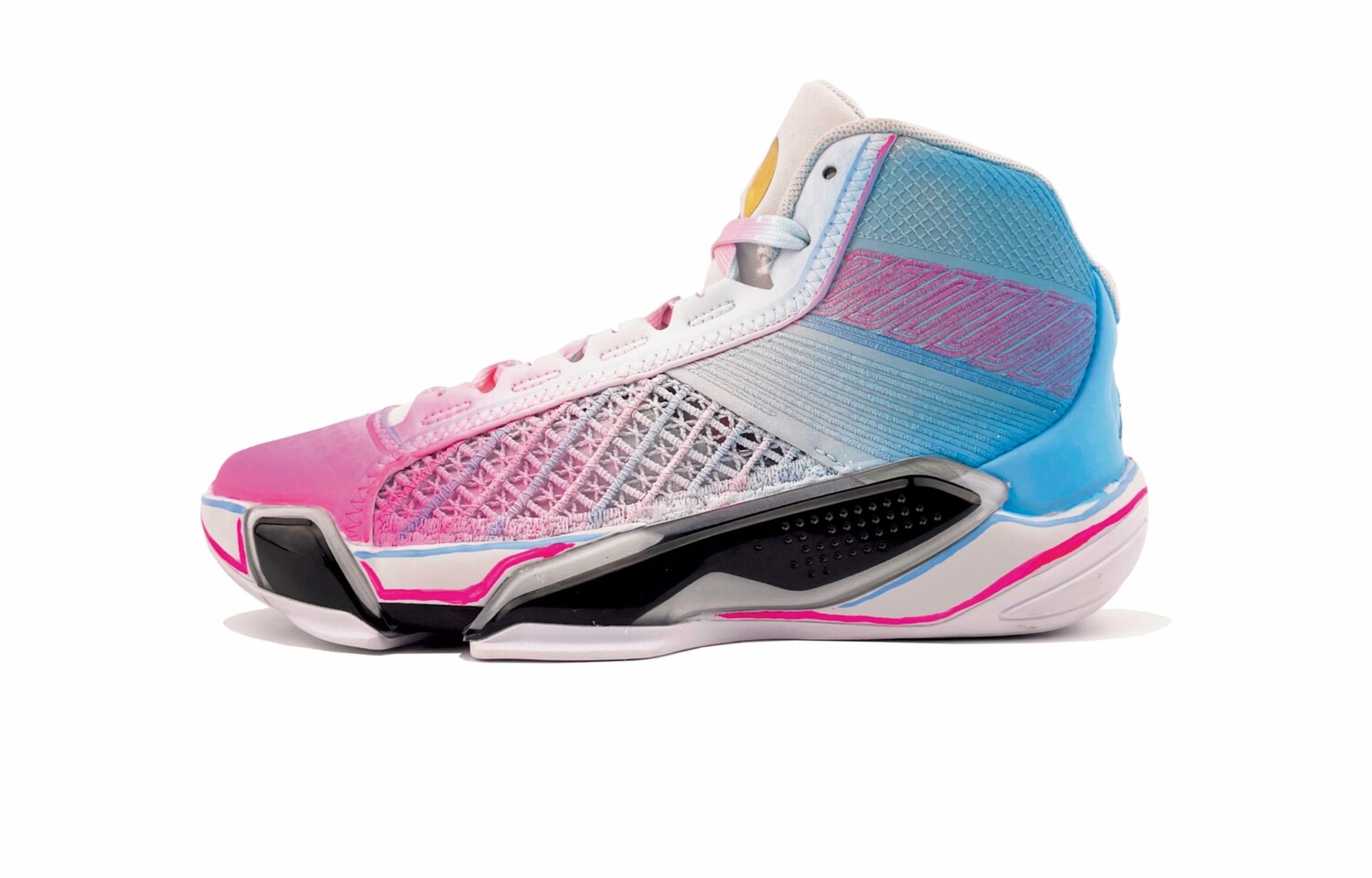 Баскетбольные кроссовки Air 38 Kids GS High-top Синие/розовые/белые Jordan, голубой
Баскетбольные кроссовки Air 38 Kids GS High-top Синие/розовые/белые Jordan, голубой