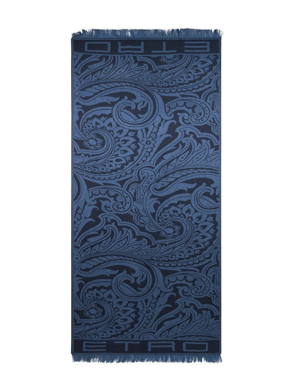 Шарф из смеси шерсти и шелка с узором пейсли ETRO, синий
Шарф из смеси шерсти и шелка с узором пейсли ETRO, синий