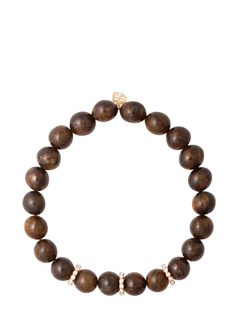 Браслет из желтого золота с бриллиантами и бронзитом Sydney Evan, золотой
Браслет из желтого золота с бриллиантами и бронзитом Sydney Evan, золотой