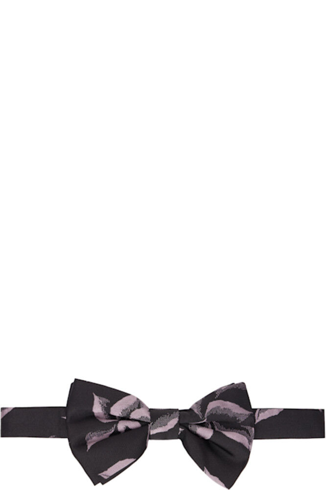 Галстук-бабочка из жаккарда черного и фиолетового цветов Dries Van Noten
Галстук-бабочка из жаккарда черного и фиолетового цветов Dries Van Noten