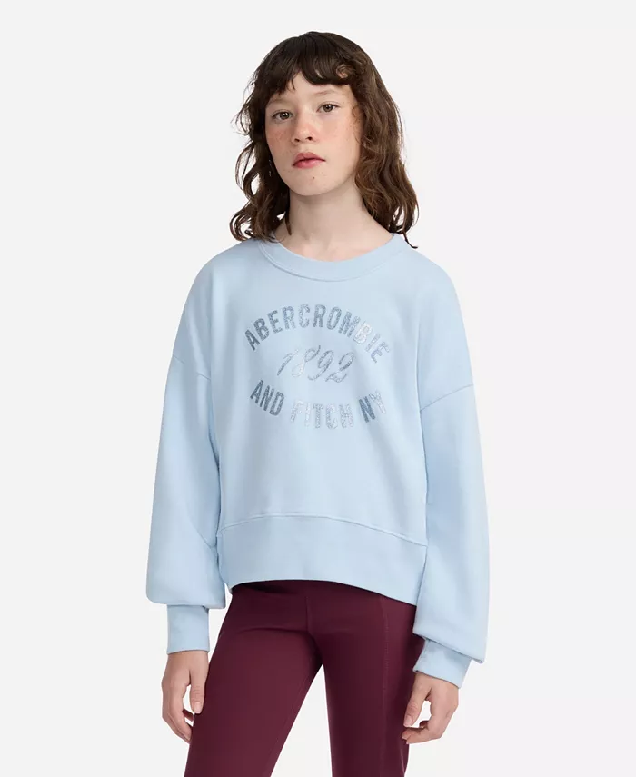 Детский свитер с резинкой и круглым вырезом Abercrombie Kids, синий
Детский свитер с резинкой и круглым вырезом Abercrombie Kids, синий