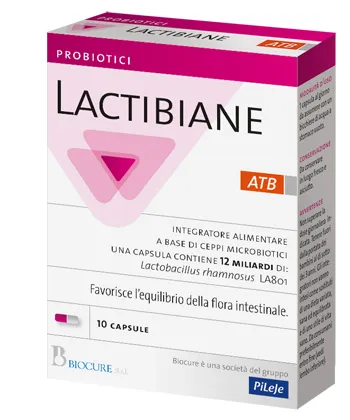 Lactibiane ATB Добавка для кишечной флоры 10 капсул
Lactibiane ATB Добавка для кишечной флоры 10 капсул