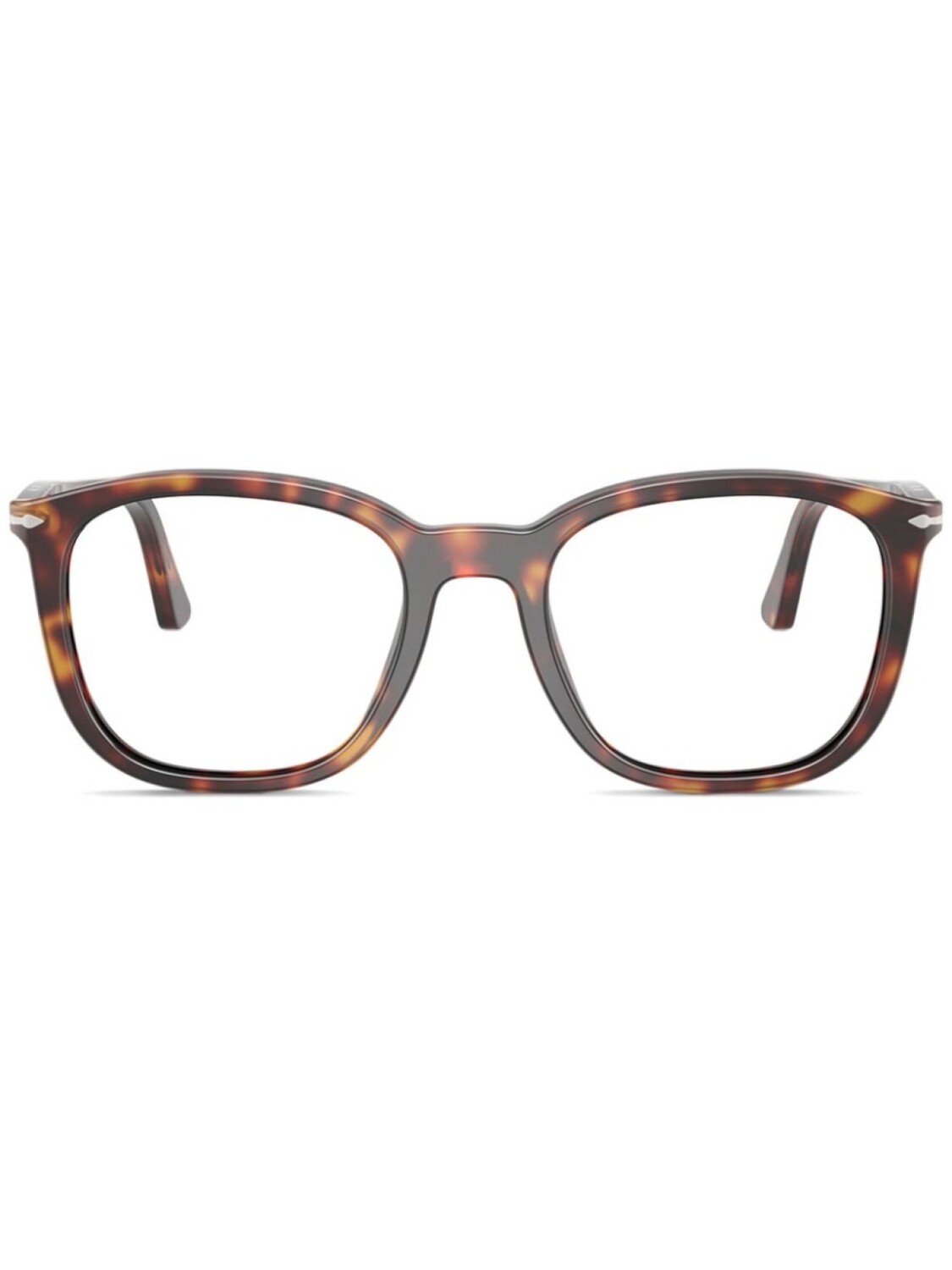 Persol очки в квадратной оправе, коричневый 
Persol очки в квадратной оправе, коричневый