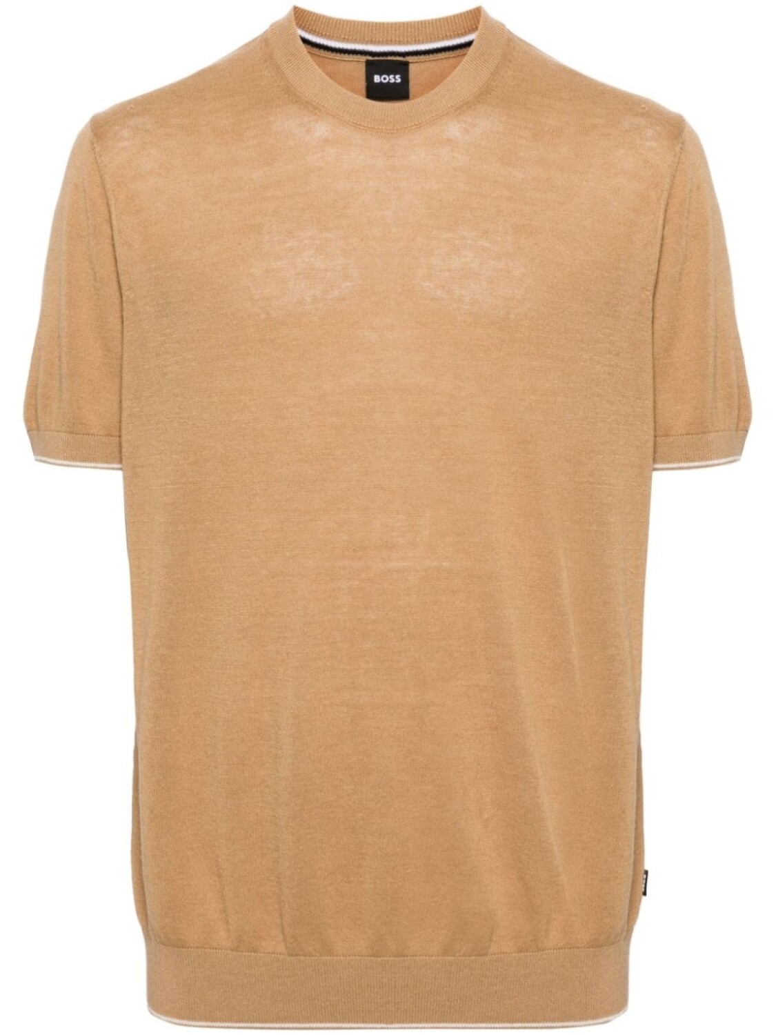 Льняной джемпер с короткими рукавами BOSS, бежевый
Льняной джемпер с короткими рукавами BOSS, бежевый
