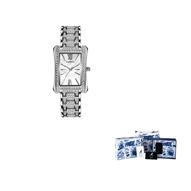Кварцевые часы с металлическим ремешком женские часы с циферблатом цвета перламутр KANGOL, серебряный Strap белый Dial
Кварцевые часы с металлическим ремешком женские часы с циферблатом цвета перламутр KANGOL, серебряный Strap белый Dial