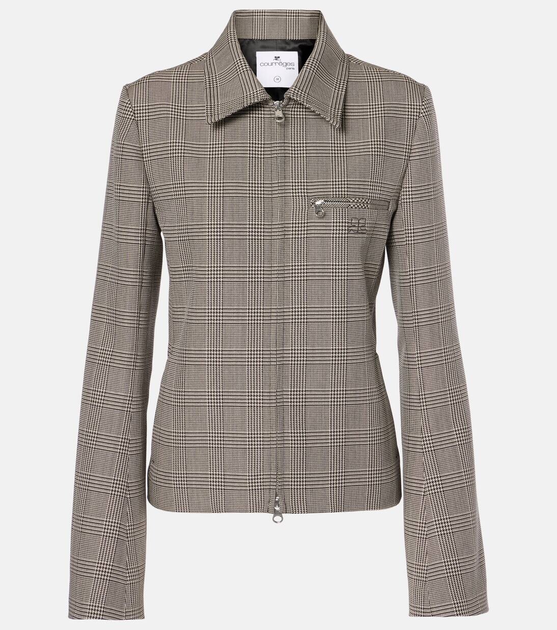 Пиджак в клетку «Принц Уэльский» из смесовой шерсти Courrèges, цвет sand/mund brown, Коричневый, Пиджак в клетку «Принц Уэльский» из смесовой шерсти Courrèges, цвет sand/mund brown
Пиджак в клетку «Принц Уэльский» из смесовой шерсти Courrèges, цвет sand/mund brown, Коричневый, Пиджак в клетку «Принц Уэльский» из смесовой шерсти Courrèges, цвет sand/mund brown