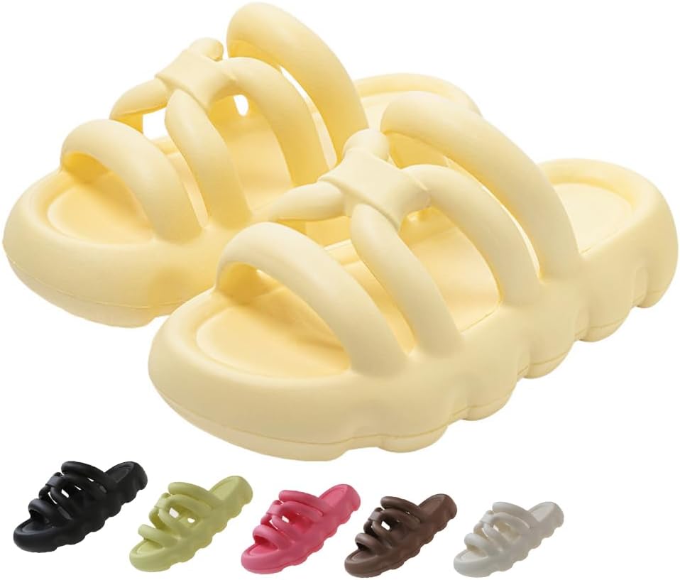 Домашние тапочки VSIUEXI Cloud Slippers для женщин и мужчин, Нескользящие быстросохнущие сандалии для душа, Толстая подошва, Для дома и улицы, желтый/кремовый
Домашние тапочки VSIUEXI Cloud Slippers для женщин и мужчин, Нескользящие быстросохнущие сандалии для душа, Толстая подошва, Для дома и улицы, желтый/кремовый