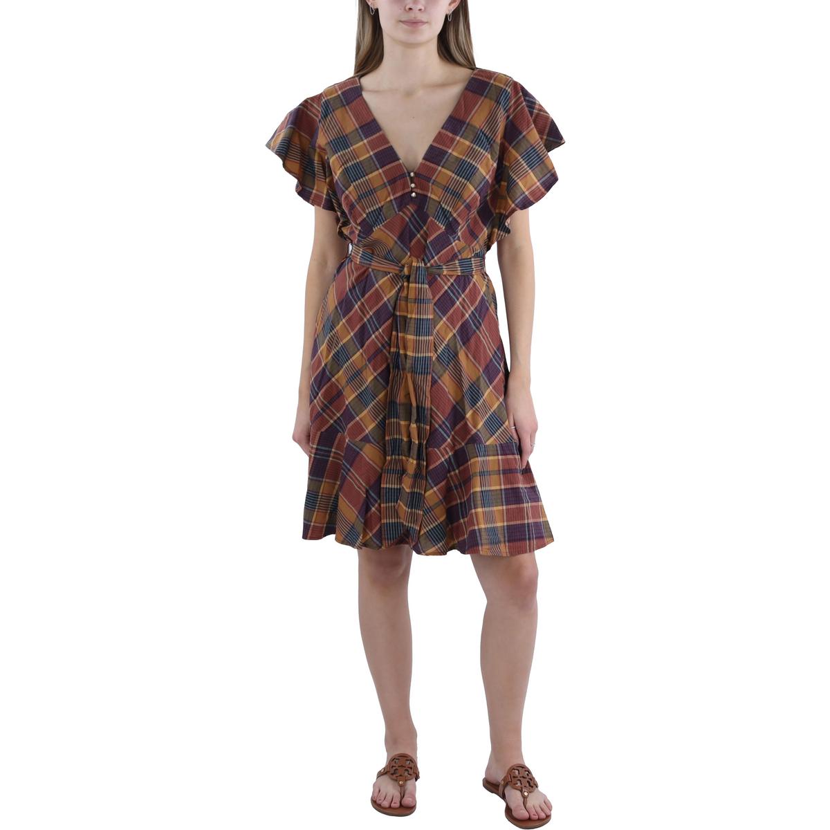 Женское мини-платье в клетку с рукавами-крылышками Lauren Ralph Lauren, темно-синий/бежевый
Женское мини-платье в клетку с рукавами-крылышками Lauren Ralph Lauren, темно-синий/бежевый