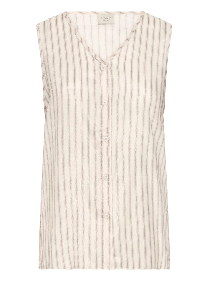 Блузка без рукавов FRALYSSA, классический крой, в полоску цвета серебристой норки Fransa
Блузка без рукавов FRALYSSA, классический крой, в полоску цвета серебристой норки Fransa