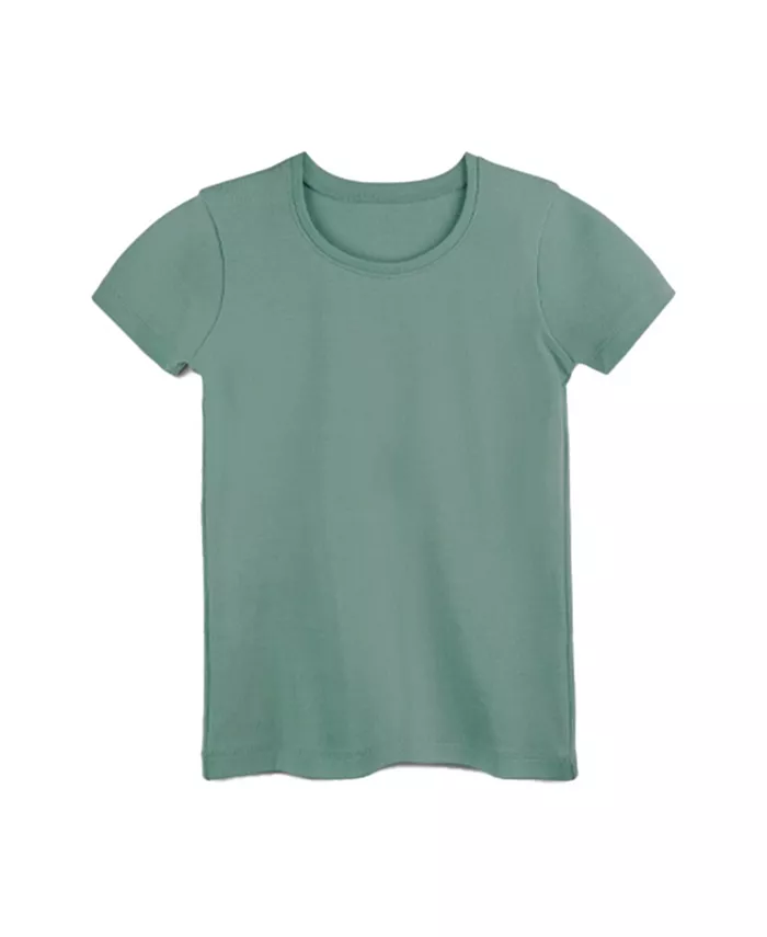 Футболка с круглым вырезом для девочек из ребристой органической хлопковой ткани Fair Trade Mightly, зеленый
Футболка с круглым вырезом для девочек из ребристой органической хлопковой ткани Fair Trade Mightly, зеленый