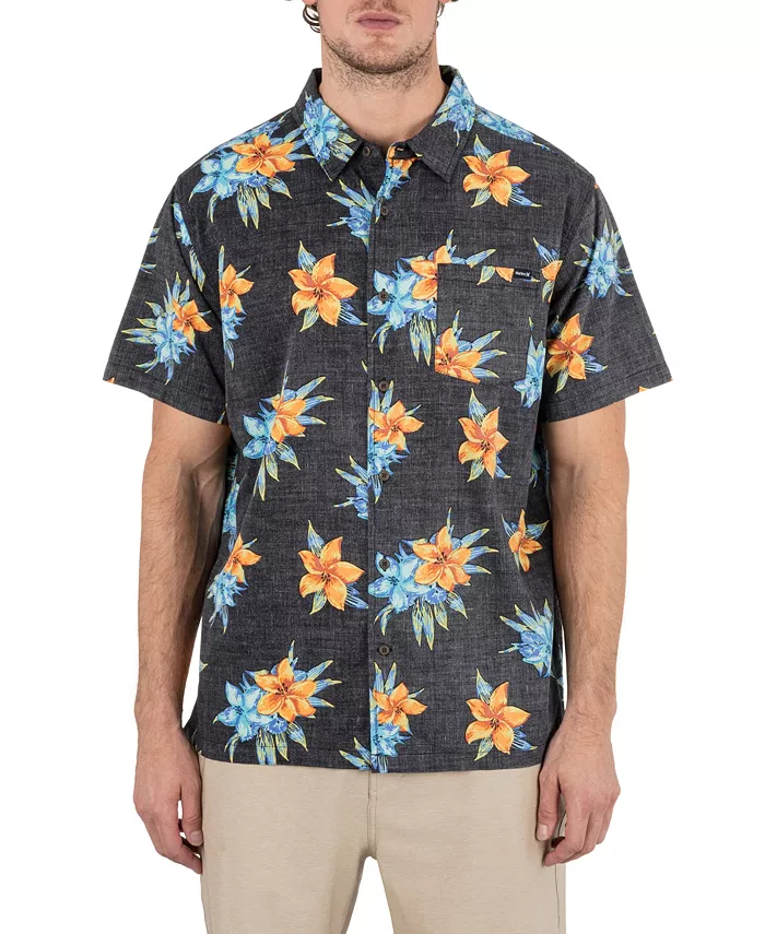 Мужская рубашка с коротким рукавом Rincon Hurley, черный
Мужская рубашка с коротким рукавом Rincon Hurley, черный