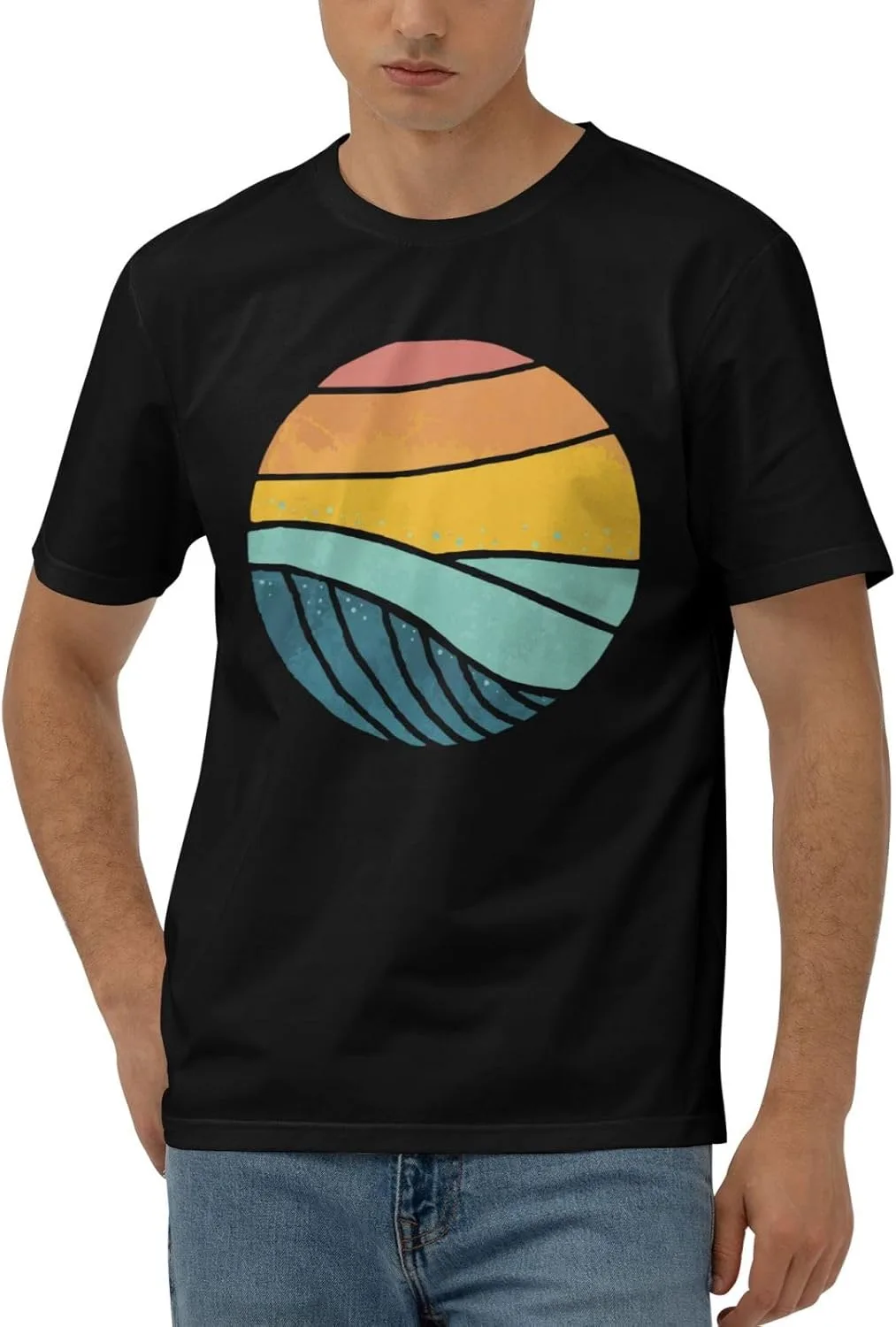 Футболка Vintage Sea Wave On Sunsets мужская с коротким рукавом, Cotton, Quick-Drying, Black JYEXSEIZ
Футболка Vintage Sea Wave On Sunsets мужская с коротким рукавом, Cotton, Quick-Drying, Black JYEXSEIZ