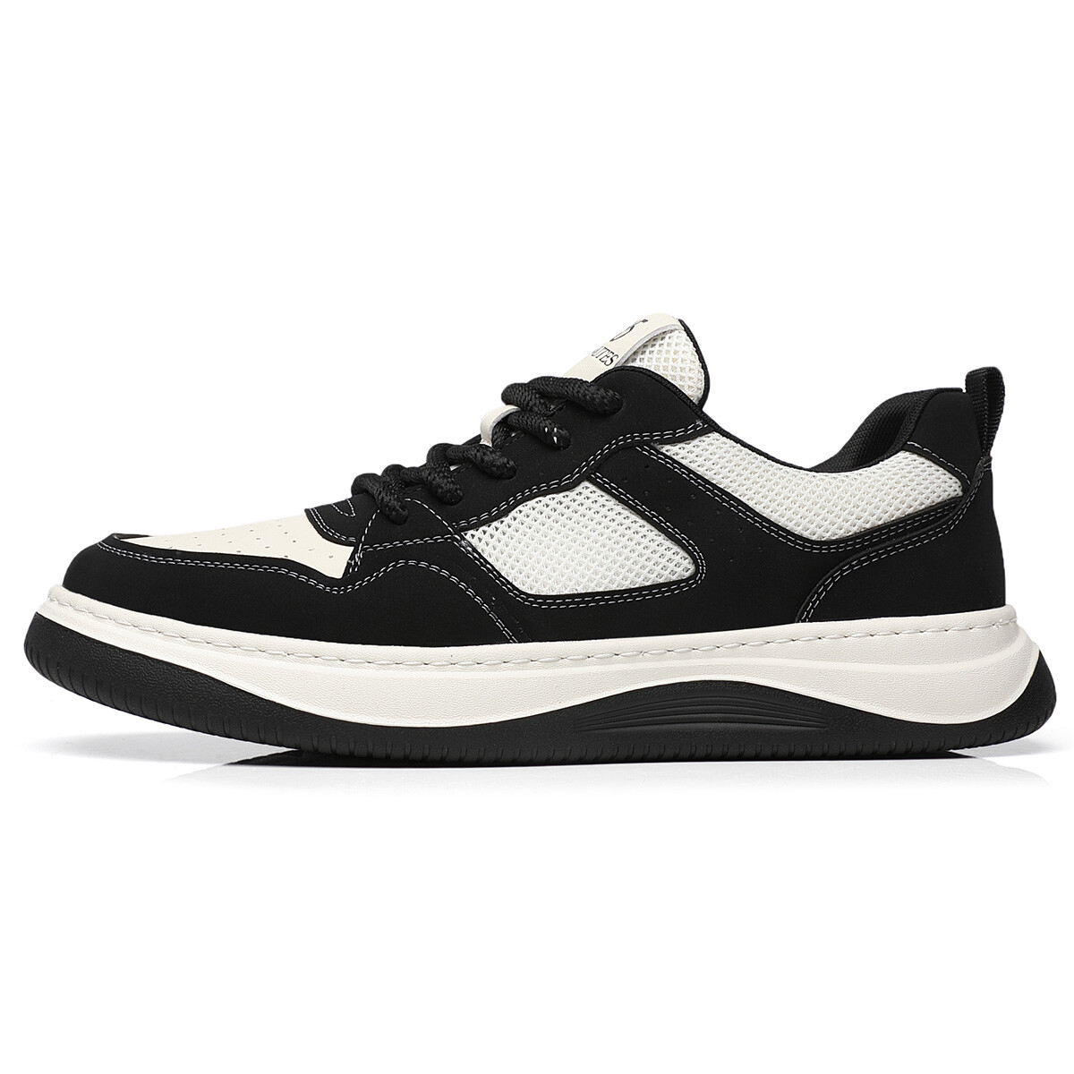 Кеды мужские, обувь для скейтбординга низкая белый/черный 15 Mins
Кеды мужские, обувь для скейтбординга низкая белый/черный 15 Mins