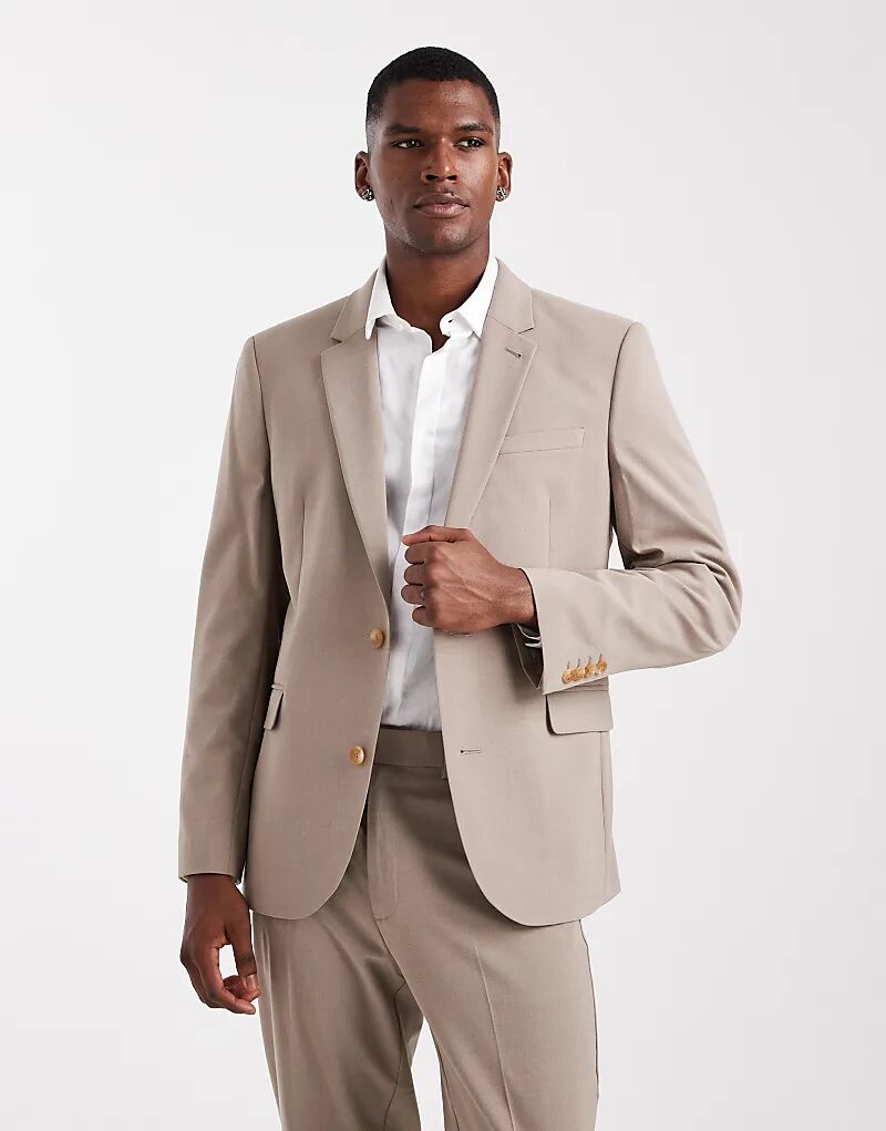 Узкий пиджак ASOS DESIGN коричневого цвета
Узкий пиджак ASOS DESIGN коричневого цвета