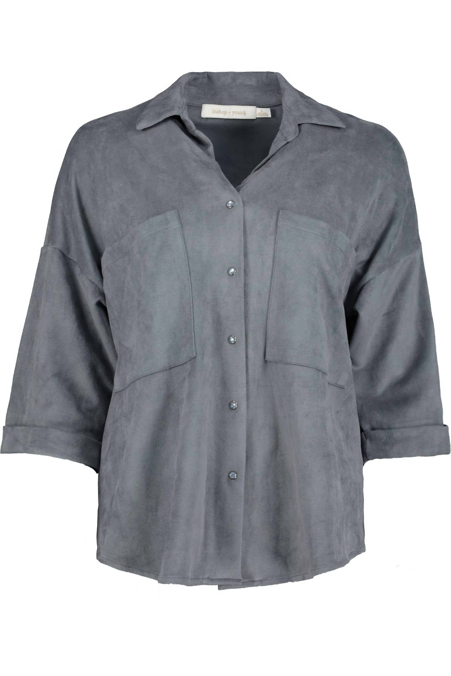 Уютный замшевый топ с застежкой-кнопкой спереди Eternal Optimist в цвете Cloud Blue bishop + young
Уютный замшевый топ с застежкой-кнопкой спереди Eternal Optimist в цвете Cloud Blue bishop + young