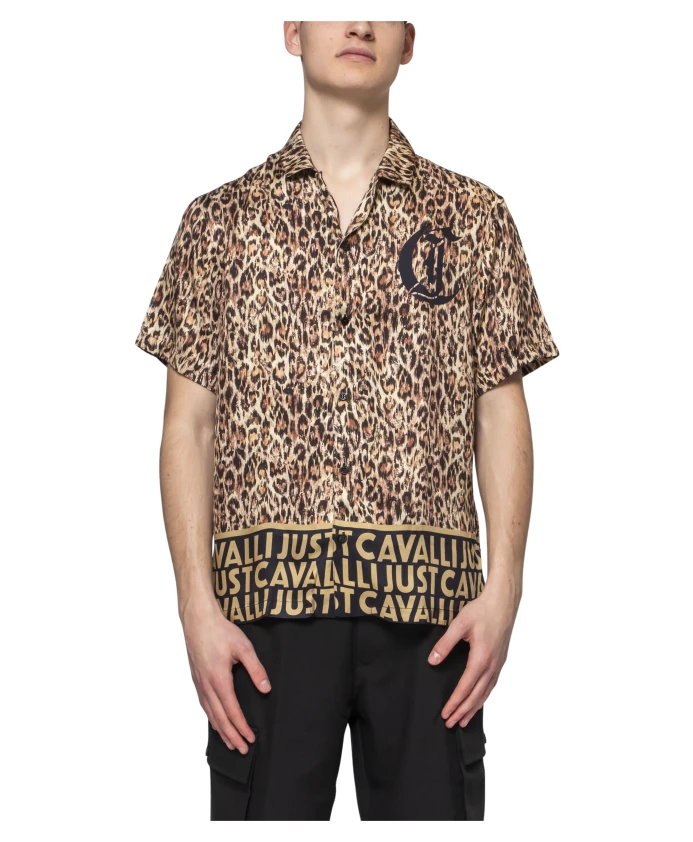 Мужская твиловая рубашка 738 кремино Just Cavalli, коричневый
Мужская твиловая рубашка 738 кремино Just Cavalli, коричневый
