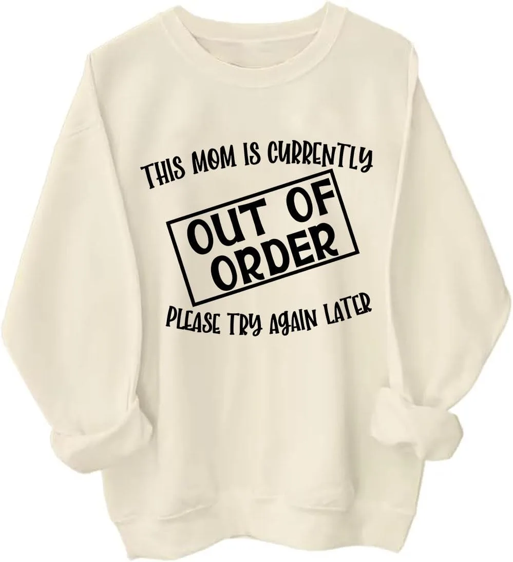Толстовка с надписью "Эта мама временно не работает, попробуйте позже", забавная худи для мам KALRUP
Толстовка с надписью "Эта мама временно не работает, попробуйте позже", забавная худи для мам KALRUP
