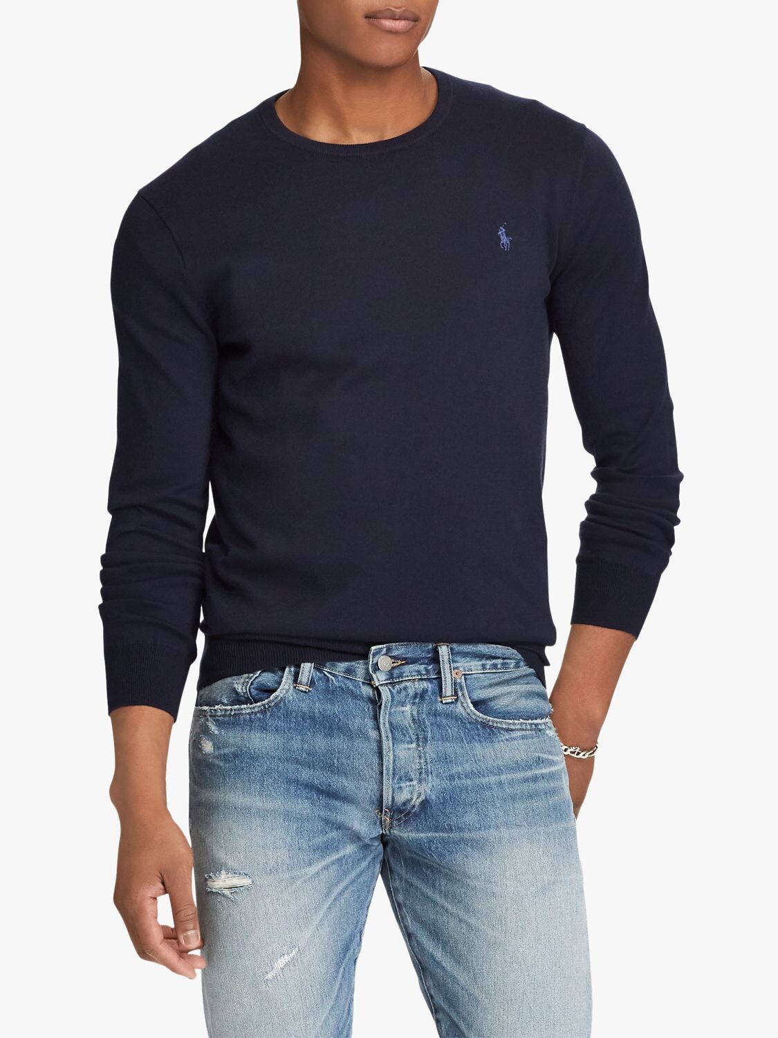 Хлопковый джемпер Polo Ralph Lauren Pima, темно-синий Hunter
Хлопковый джемпер Polo Ralph Lauren Pima, темно-синий Hunter