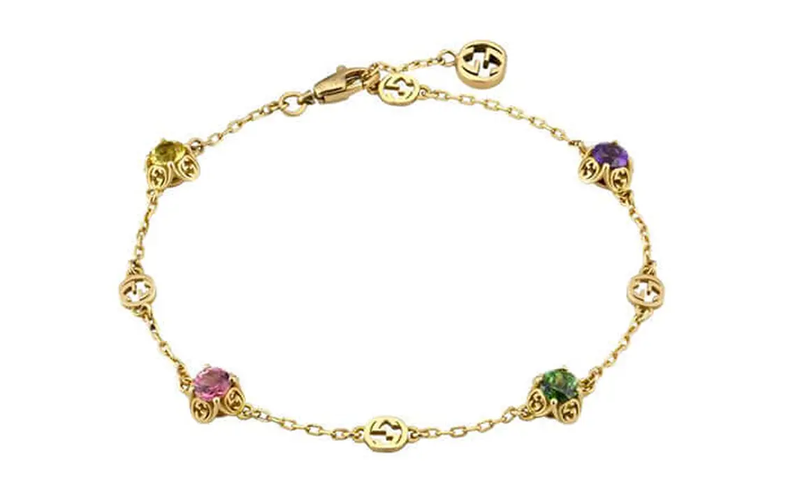 Браслеты для женщин из золота 18K с турмалином, аметистом и бериллом GUCCI, золотой
Браслеты для женщин из золота 18K с турмалином, аметистом и бериллом GUCCI, золотой