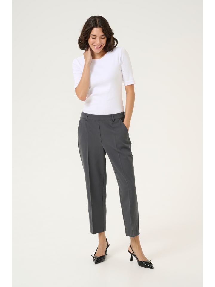 Костюмные брюки Kaffe, цвет black oyster 
Костюмные брюки Kaffe, цвет black oyster