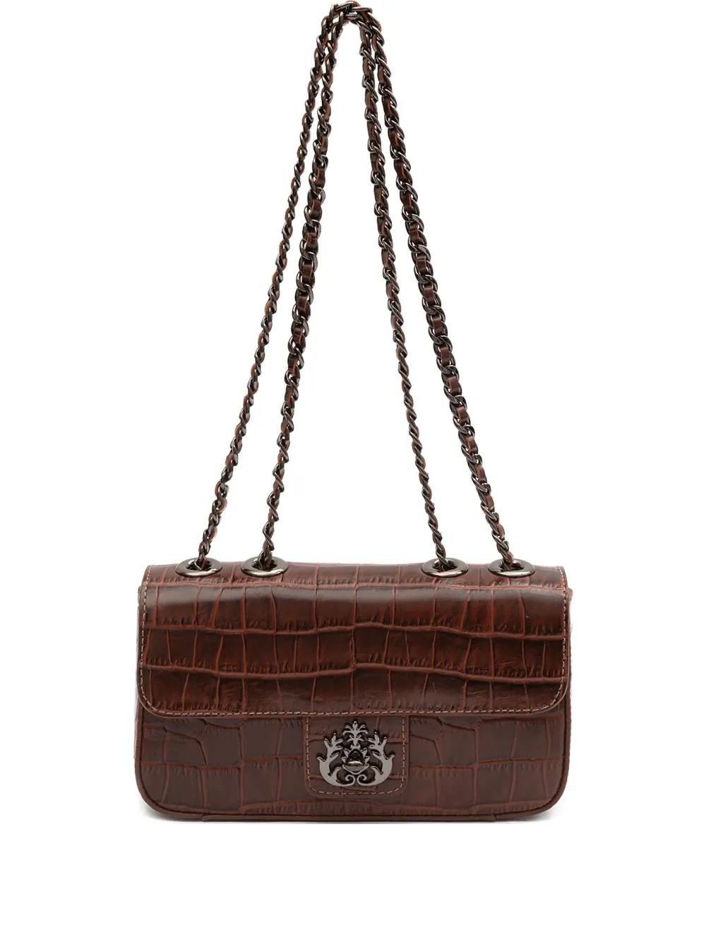 Сумка-цепочка Anne с эффектом крокодила Isla, коричневый
Сумка-цепочка Anne с эффектом крокодила Isla, коричневый