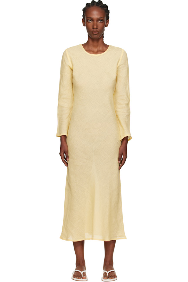 Dydine длинное платье макси с длинными рукавами Baserange, желтый
Dydine длинное платье макси с длинными рукавами Baserange, желтый