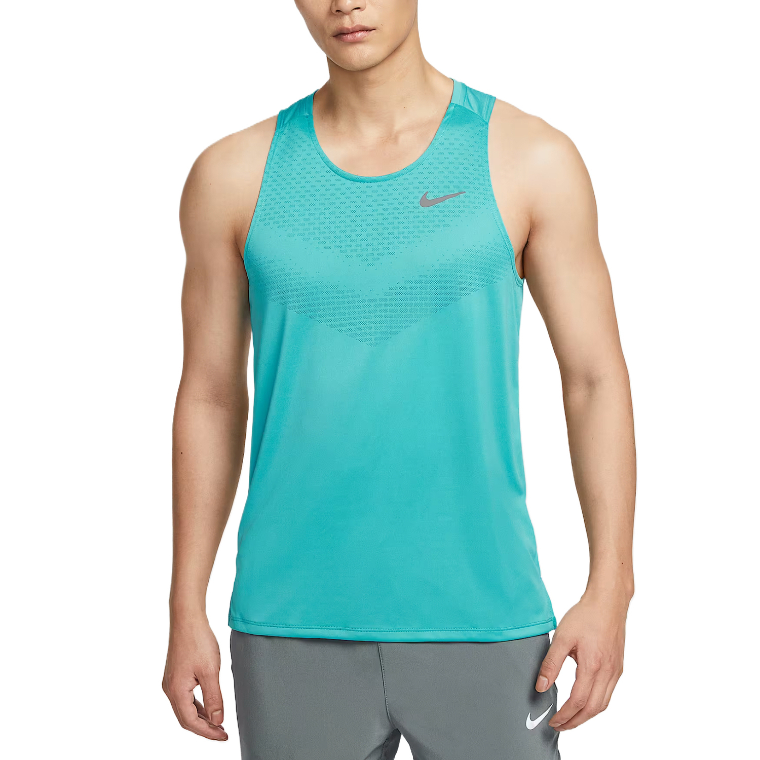 Мужская майка для бега Stride Dri FIT Adv Nike, зеленый
Мужская майка для бега Stride Dri FIT Adv Nike, зеленый