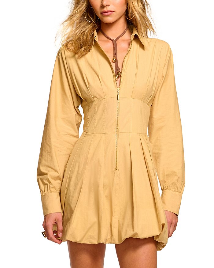 Платье Naira с молнией спереди и расклешенным подолом Ramy Brook, желтый
Платье Naira с молнией спереди и расклешенным подолом Ramy Brook, желтый