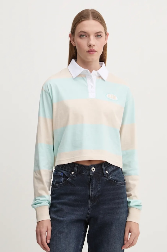 Хлопковая водолазка Karl Kani, бежевый
Хлопковая водолазка Karl Kani, бежевый