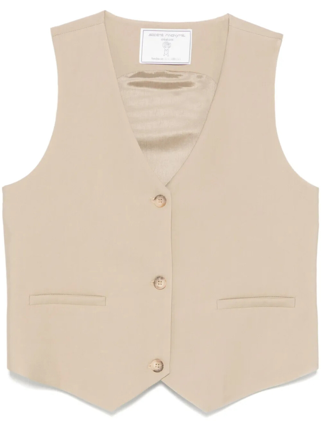 Жилет Société Anonyme Ernest, нейтральный
Жилет Société Anonyme Ernest, нейтральный