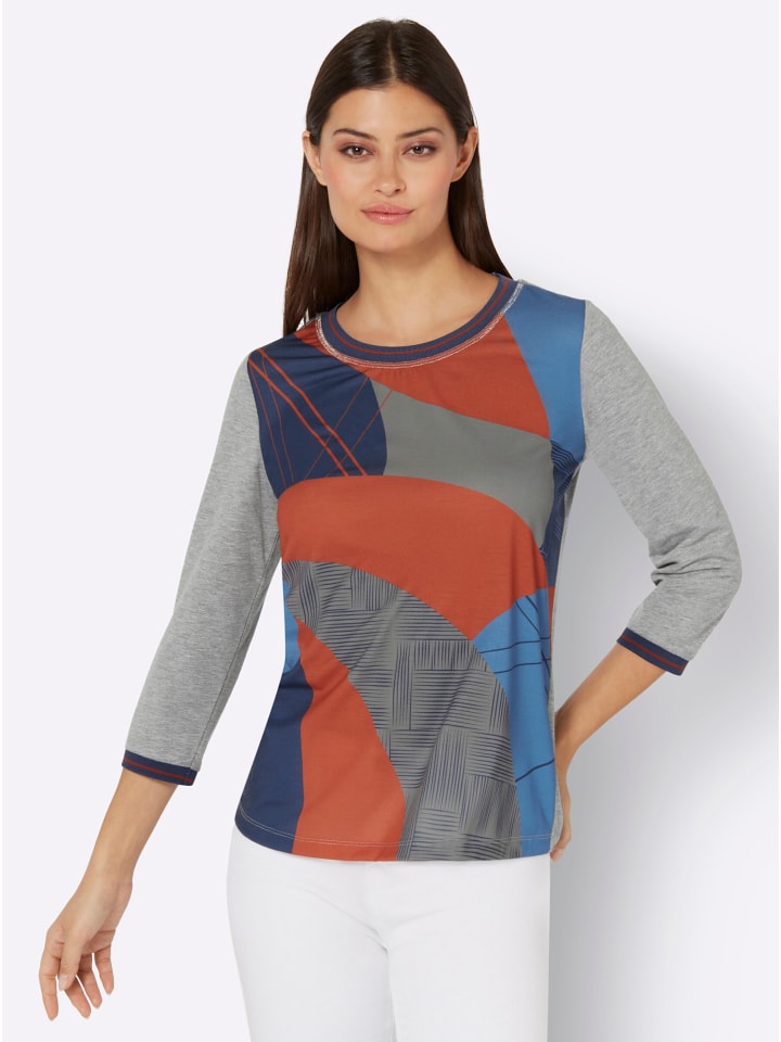 Рубашка с рукавами 3/4 с принтом серо-терра creation L
Рубашка с рукавами 3/4 с принтом серо-терра creation L