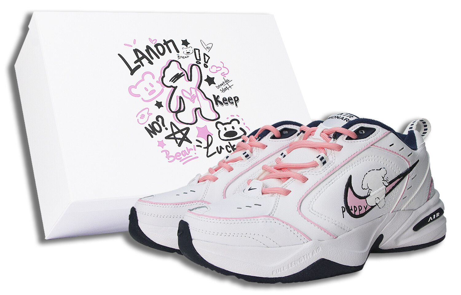 Кроссовки Nike Air Monarch 4 Chunky Sneakers Unisex Low-top Pink/Black/White, белый
Кроссовки Nike Air Monarch 4 Chunky Sneakers Unisex Low-top Pink/Black/White, белый