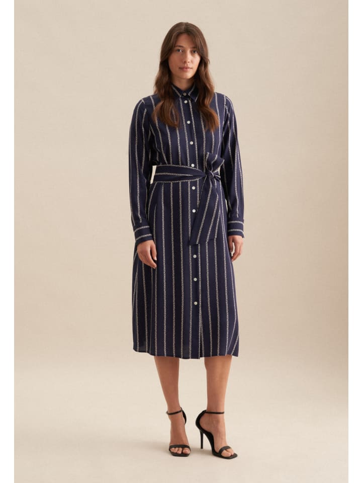 Платье до колена Seidensticker, темно-синий
Платье до колена Seidensticker, темно-синий